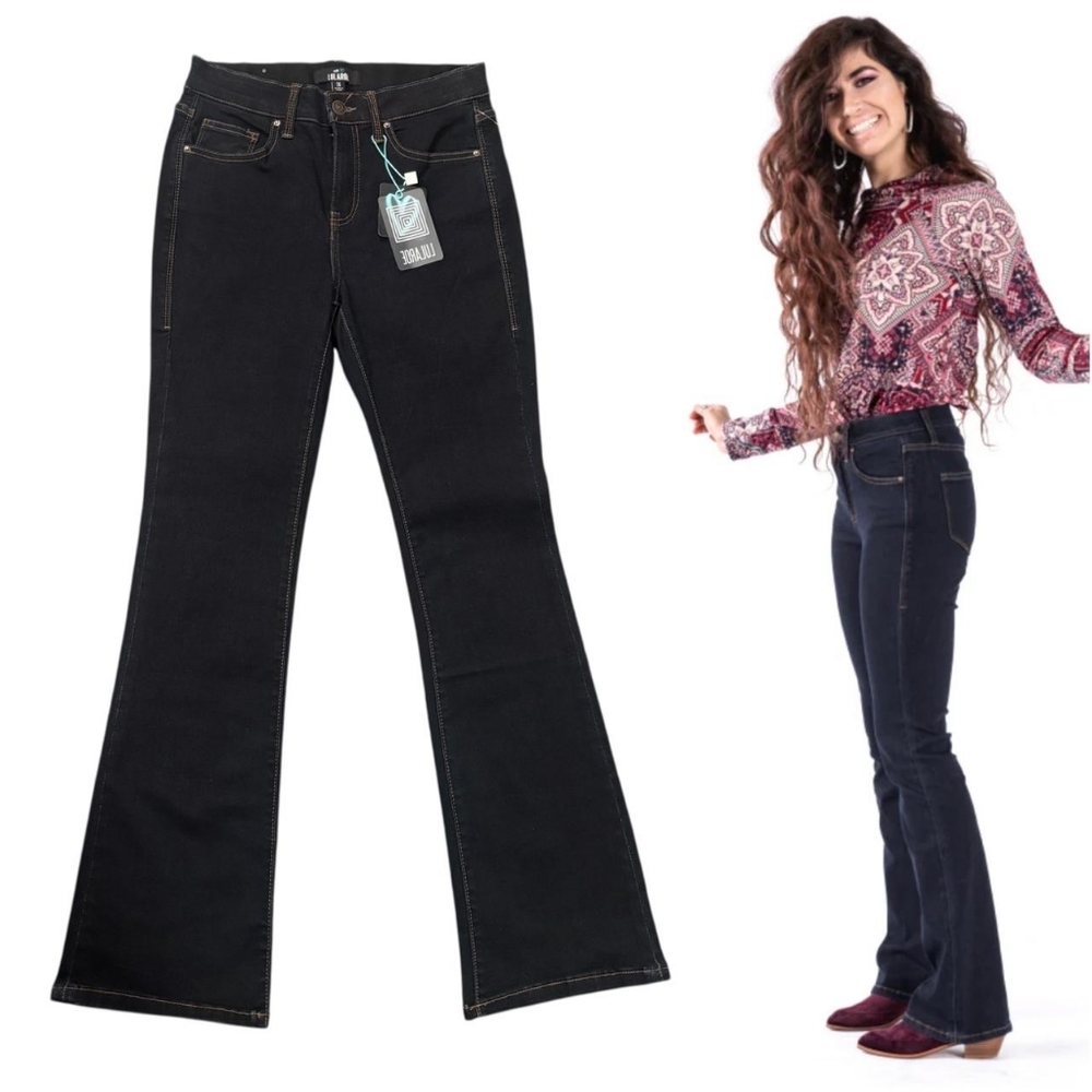 LuLaRoe Dark Navy Lularoe Stretch Skinny Bootcut Jeans 34